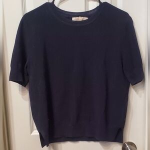 Tory Burch Soft Black Sweater Size Large